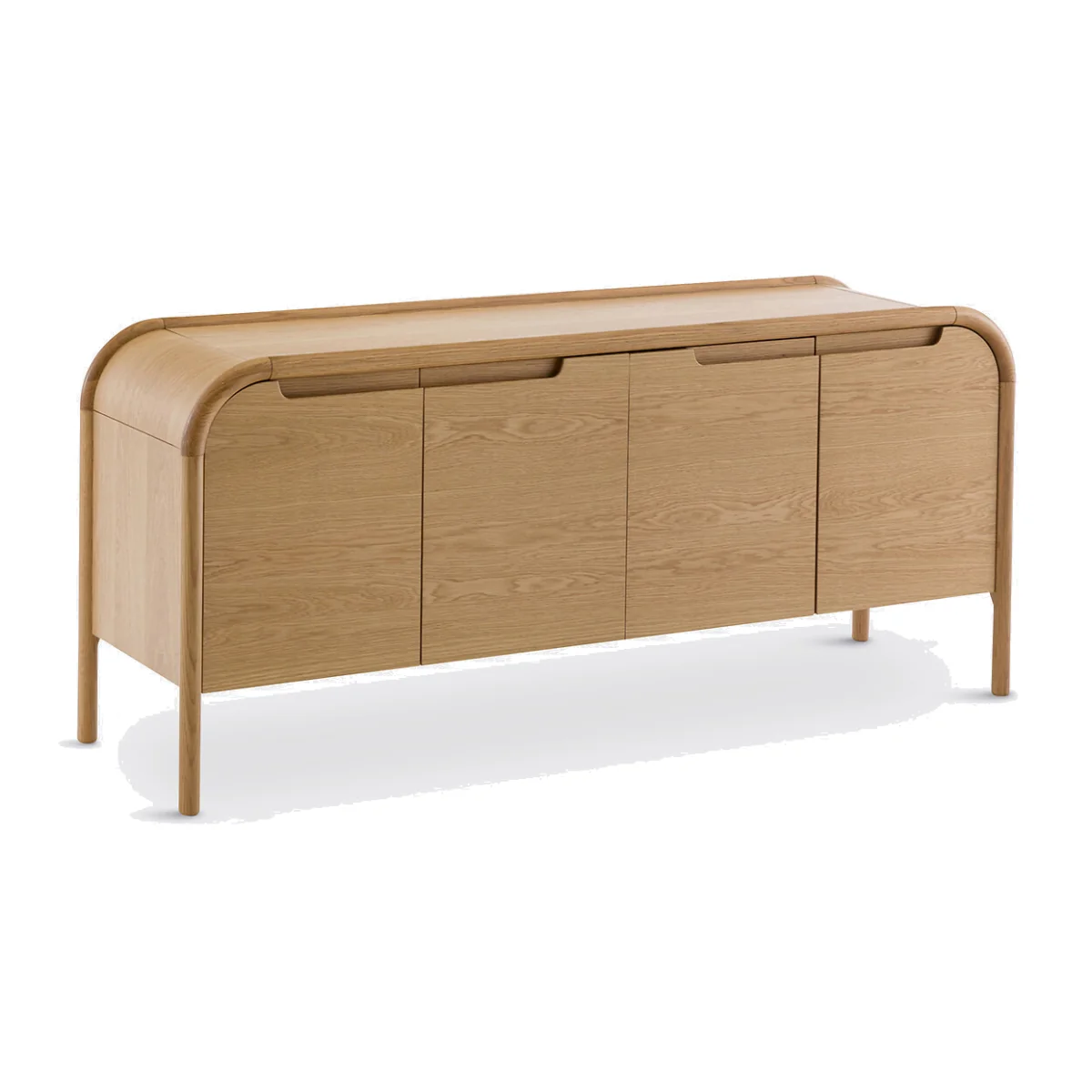 Lipa Oak and Veneer Sideboard – image 1