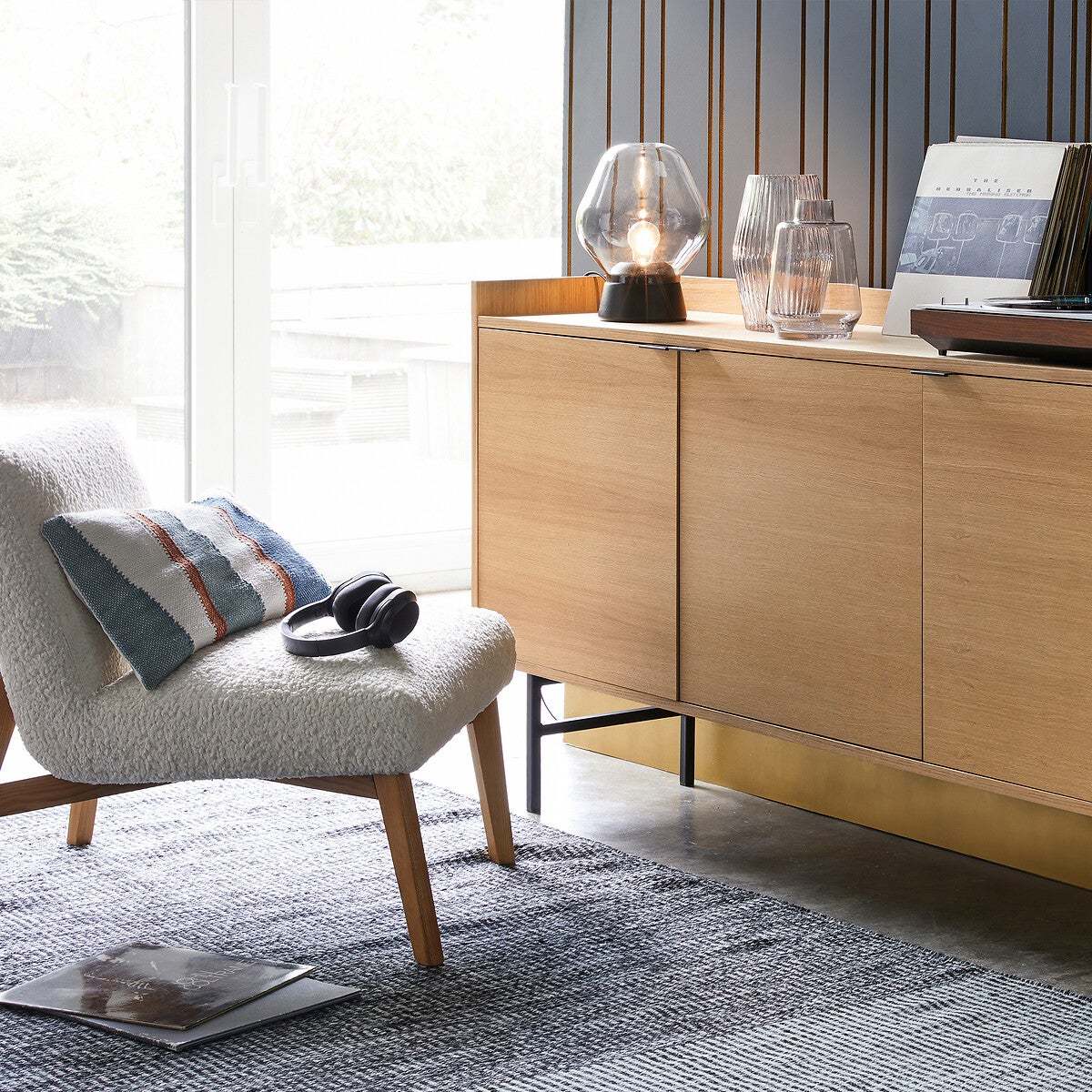 Volga Oak 3-Door Sideboard – image 5