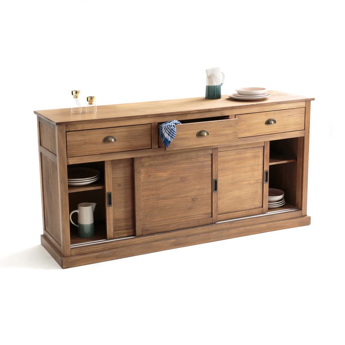 Lunja Classic Solid Pine Sideboard with Storage – image 3