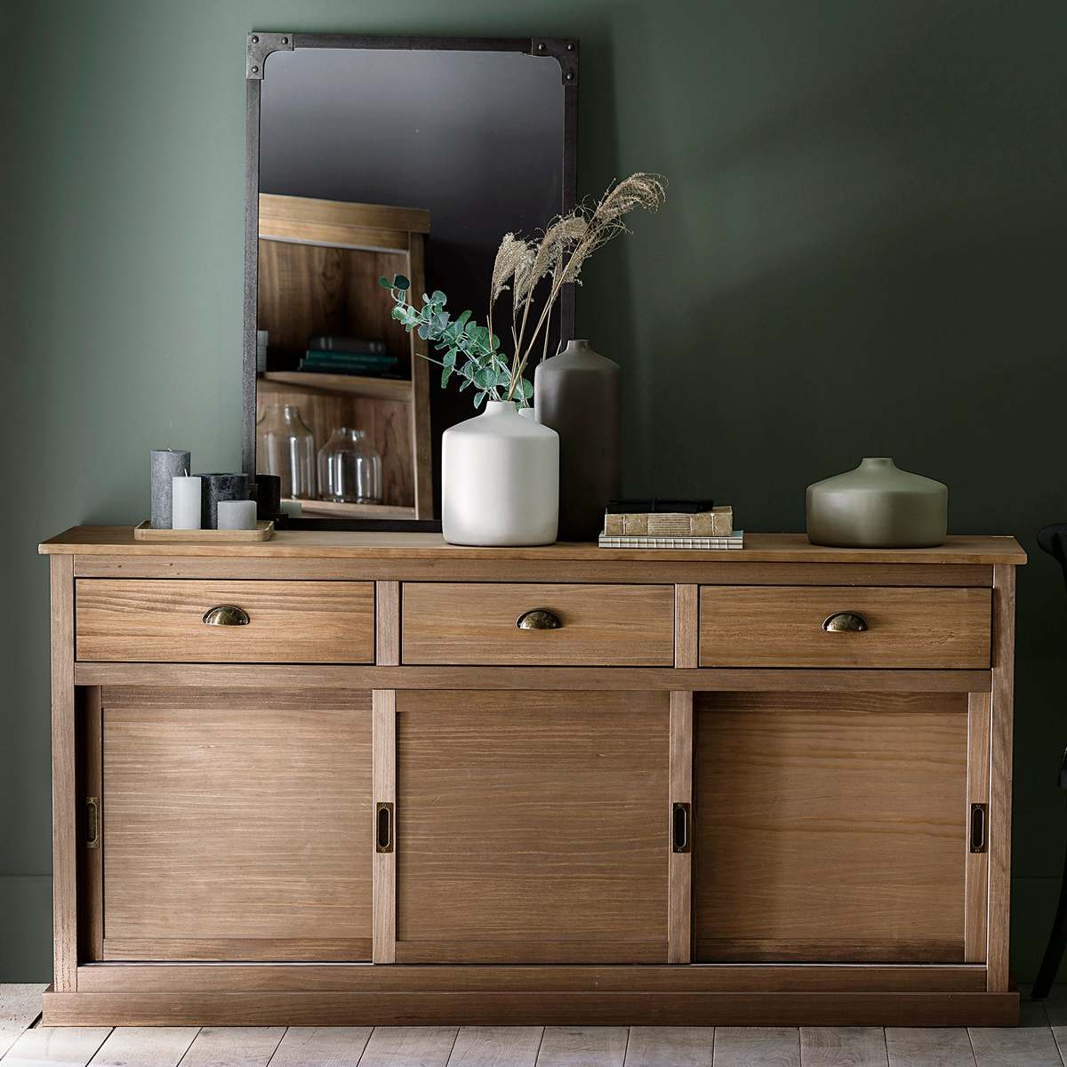 Lunja Classic Solid Pine Sideboard with Storage – image 5