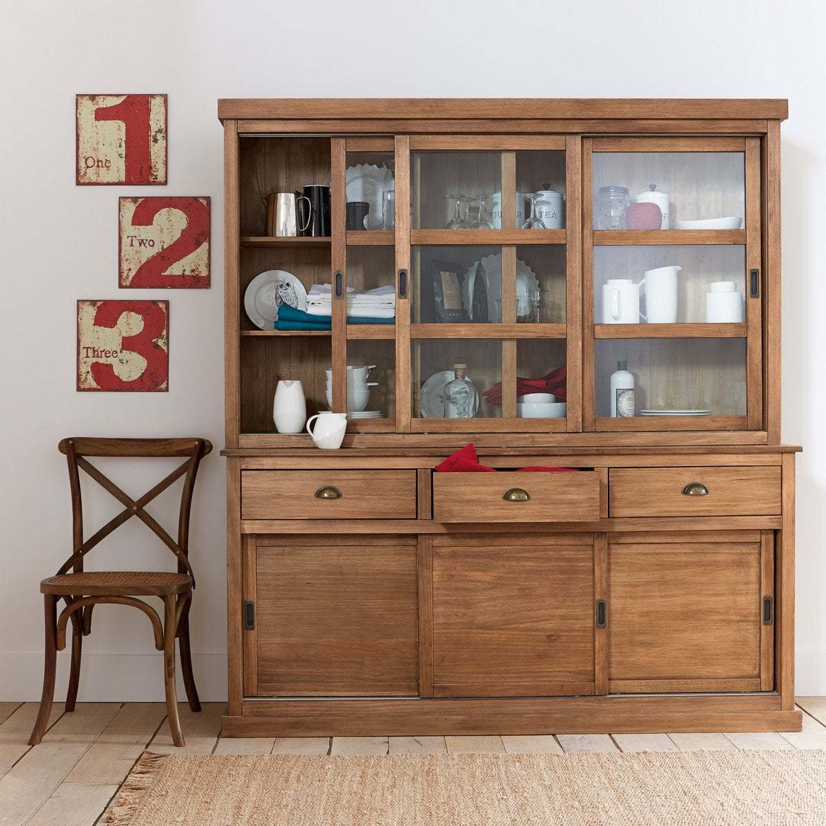 Lunja Classic Solid Pine Sideboard with Storage – image 7