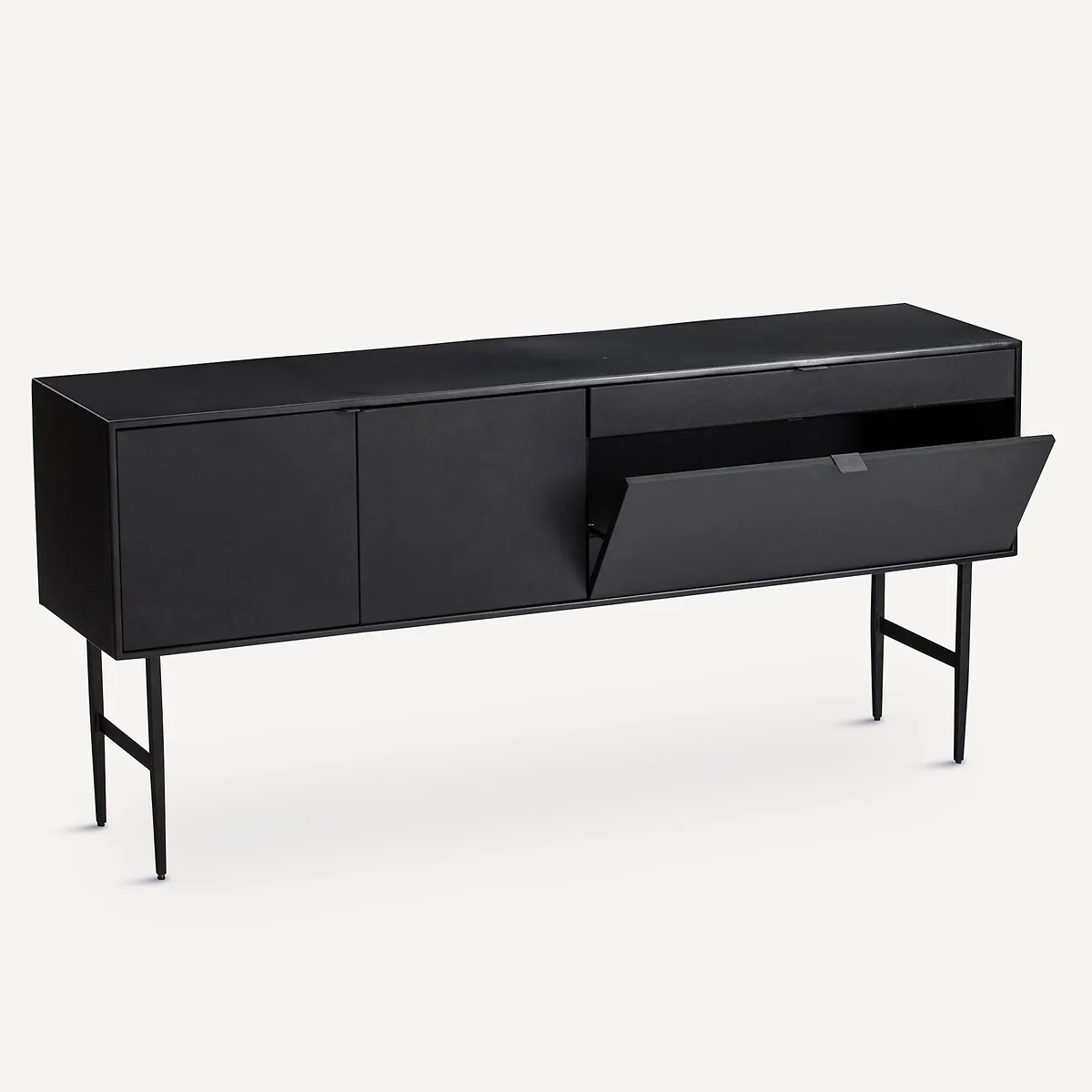 Réalto Metal and Leather Sideboard – image 4