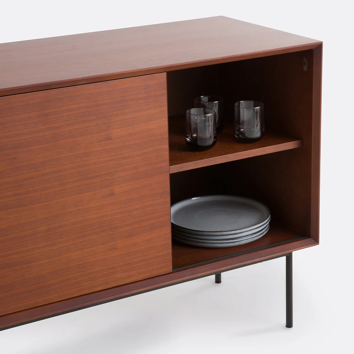 Noyeto Walnut Veneer Sideboard – image 5