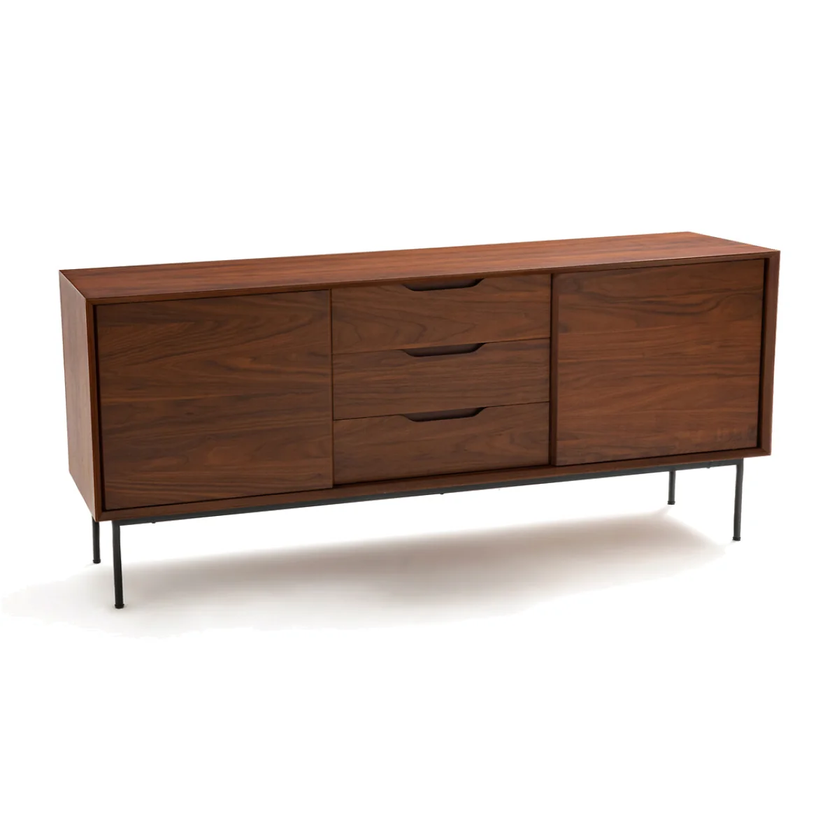 Noyeto Walnut Veneer Sideboard – image 1
