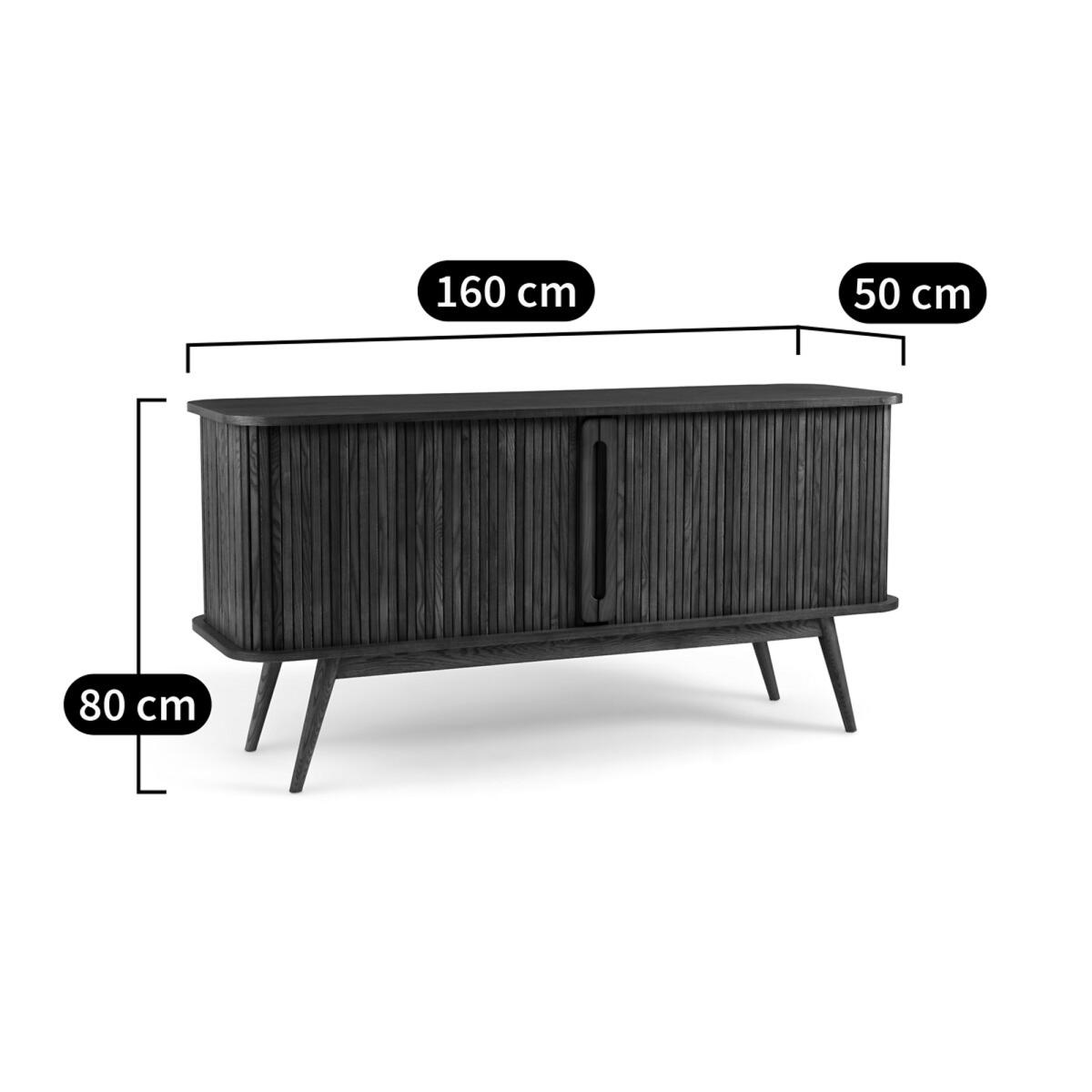 Wapong Long Sideboard with 2 Sliding Doors – image 7