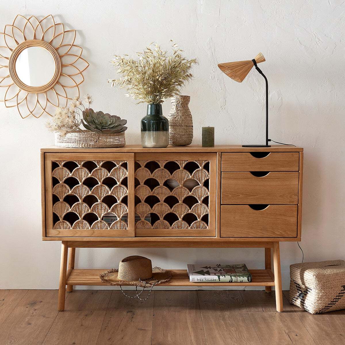Palma Solid Teak Sideboard – image 5