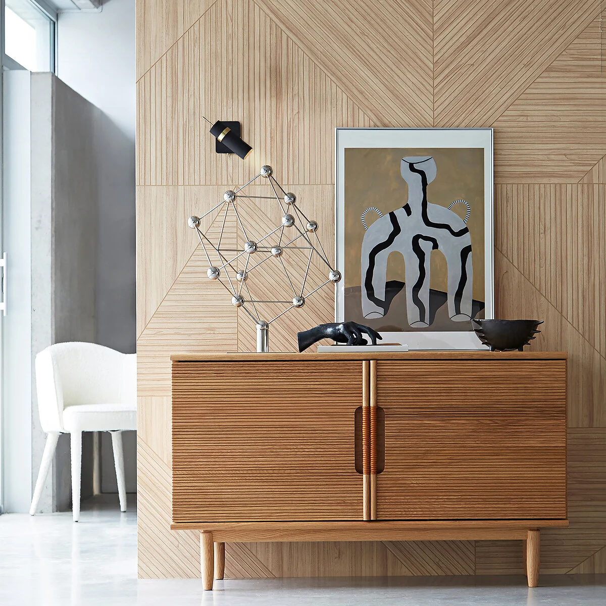 Melaly Sideboard in Oak and Veneer – image 2