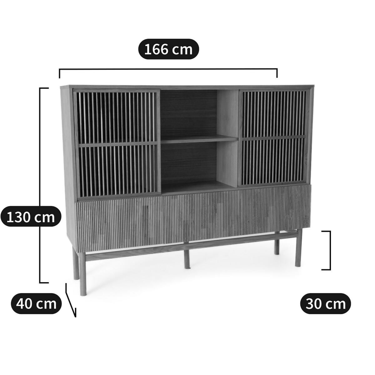 Bilbao Oak Veneer Storage Sideboard – image 6
