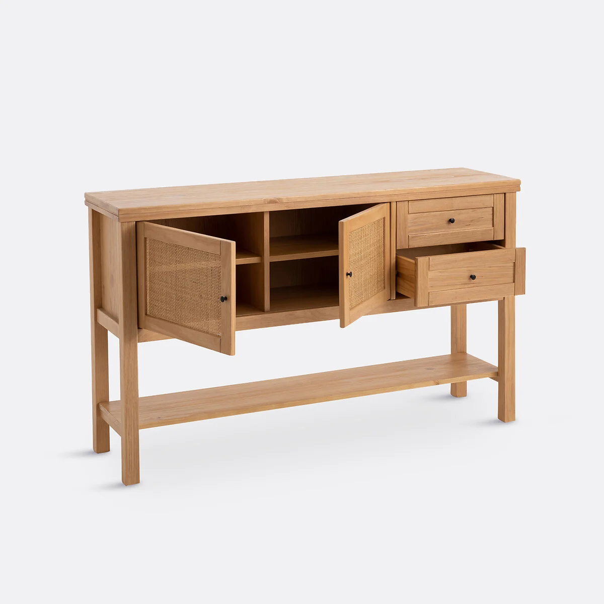 Gabin Pine & Rattan Sideboard – image 3