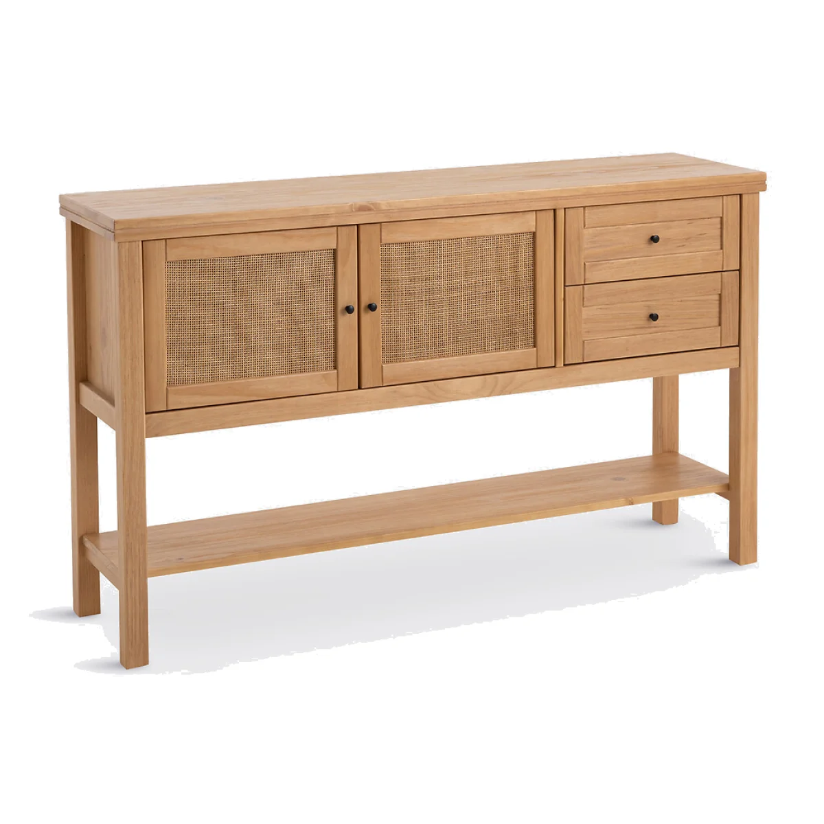 Gabin Pine & Rattan Sideboard – image 1