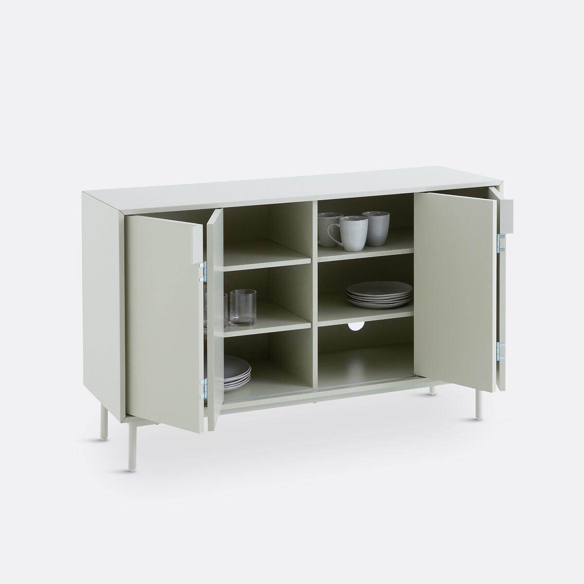 Illan Accordian-Door Wood & Metal Sideboard – image 3