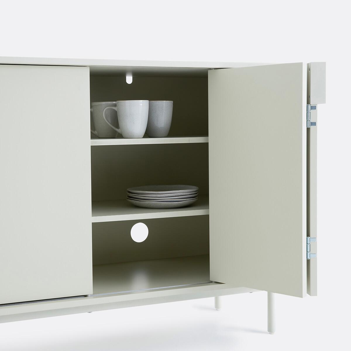 Illan Accordian-Door Wood & Metal Sideboard – image 5