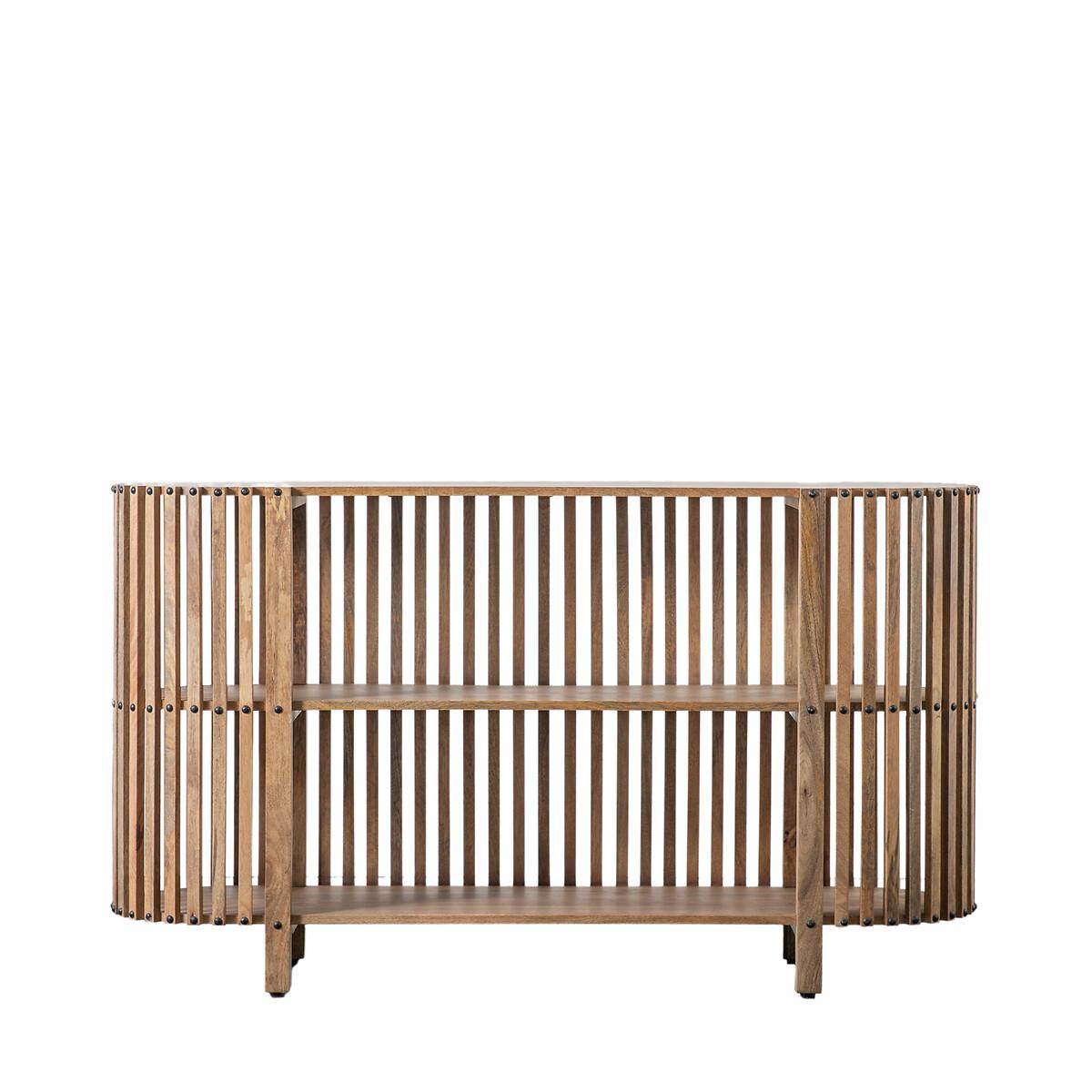 Harora Slatted Wood Sideboard – image 3