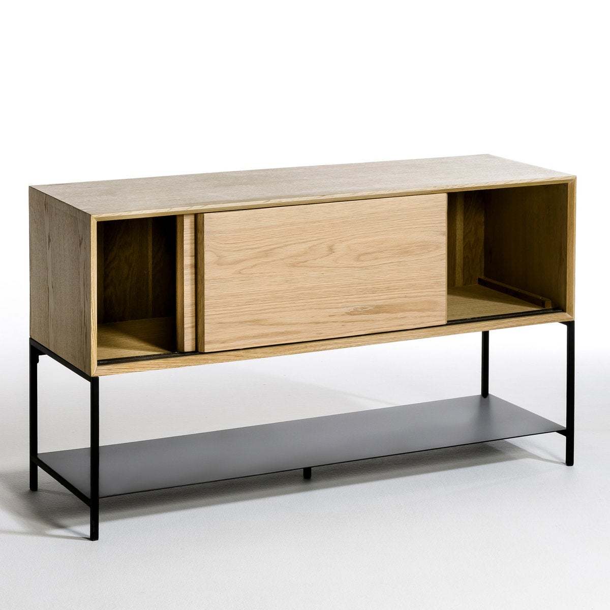 Mambo Retro Oak & Metal Sideboard – image 2