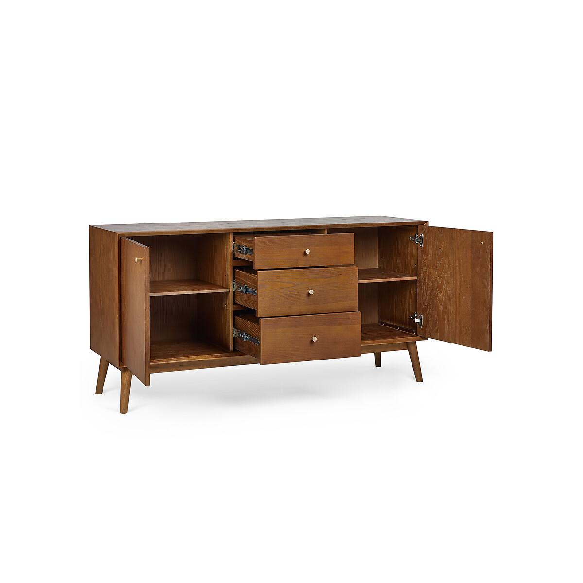 Elijah Retro Ash Wood Large Sideboard – image 3