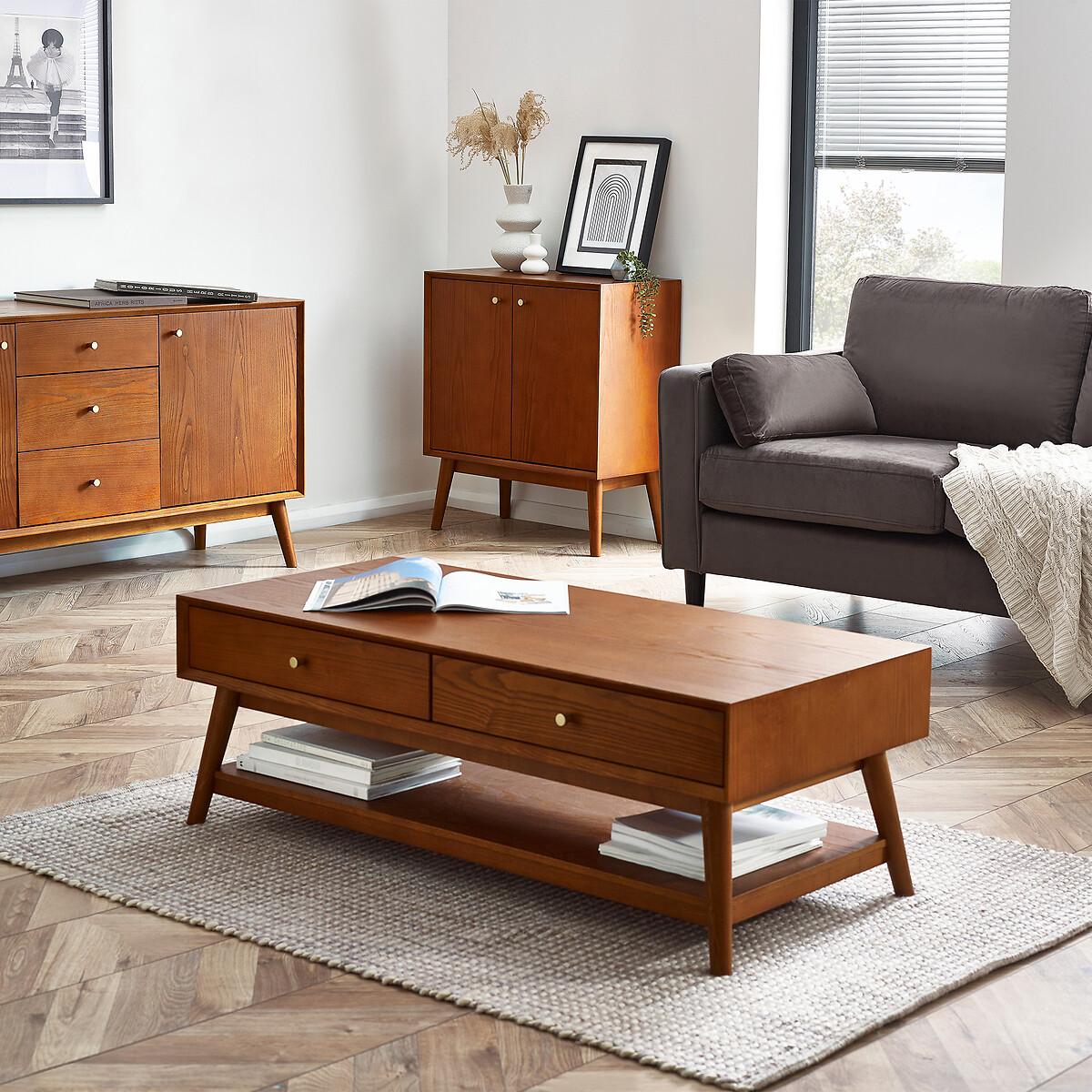 Elijah Retro Ash Wood Large Sideboard – image 5