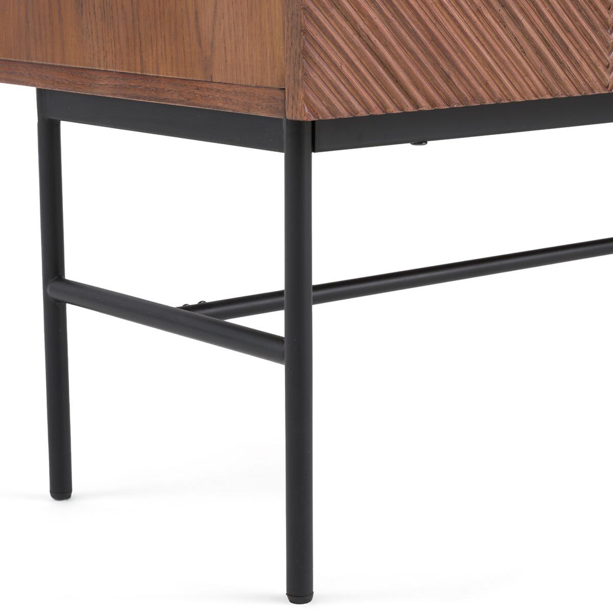 Jerem Oak Veneered Textured Sideboard – image 5