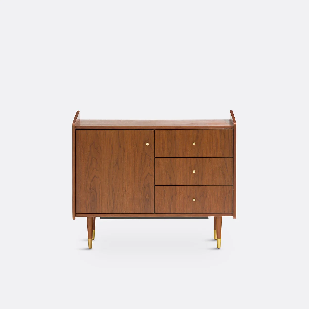 Ronda Walnut Veneer Vintage Small Sideboard – image 2
