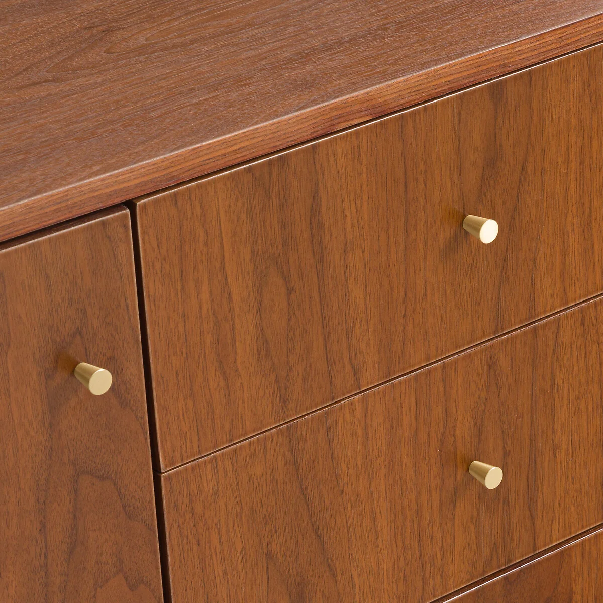 Ronda Walnut Veneer Vintage Small Sideboard – image 4
