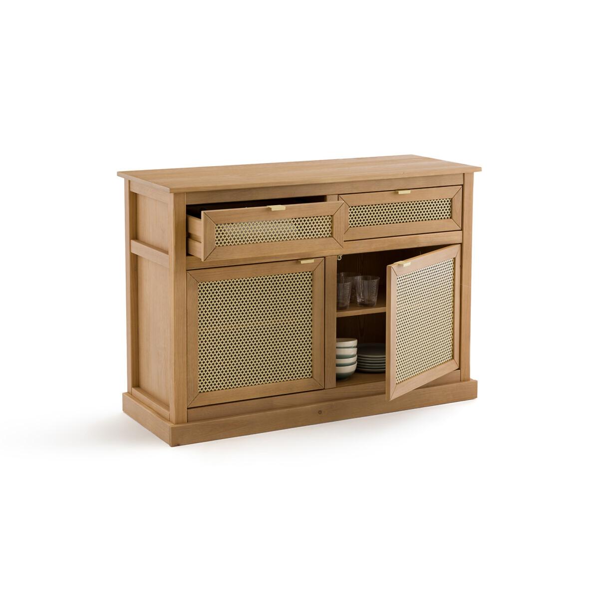 Alvaro Pine and Openwork Metal Sideboard – image 3