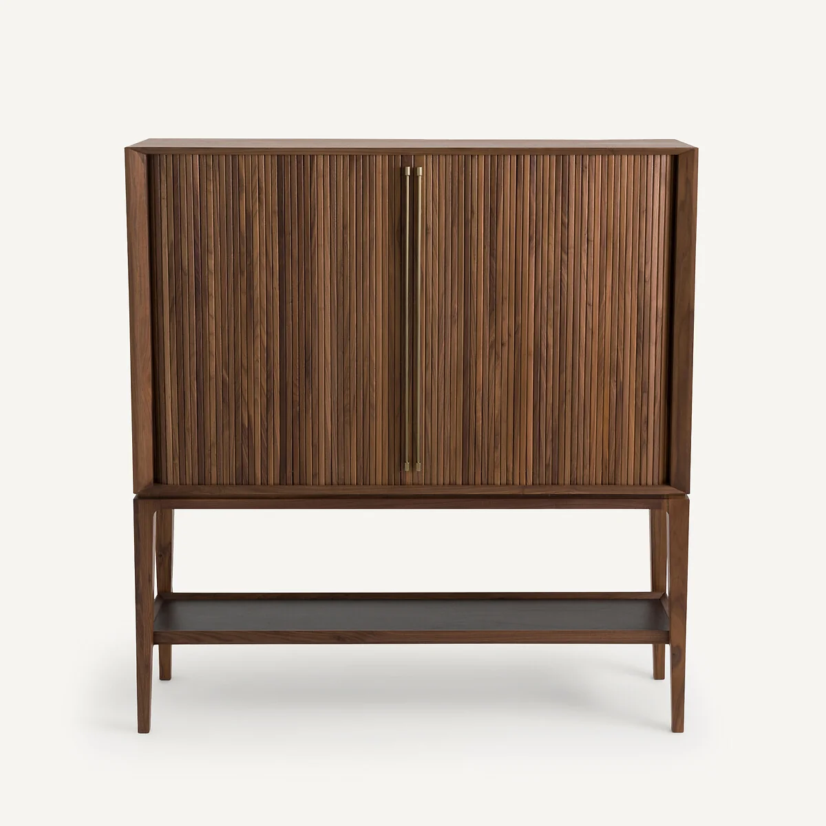 Liamca Sideboard/bar in Walnut Veneer and Leather – image 3