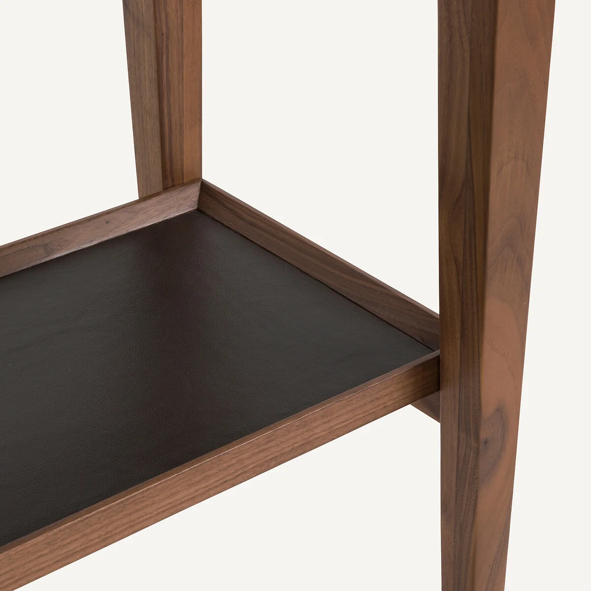 Liamca Sideboard/bar in Walnut Veneer and Leather – image 8