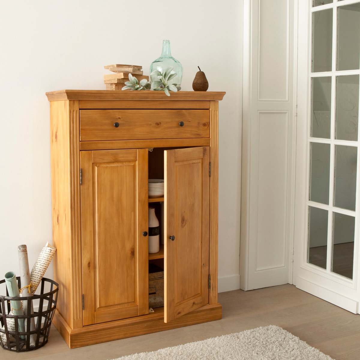 Authentic Style Parisian Style Pine Sideboard – image 2