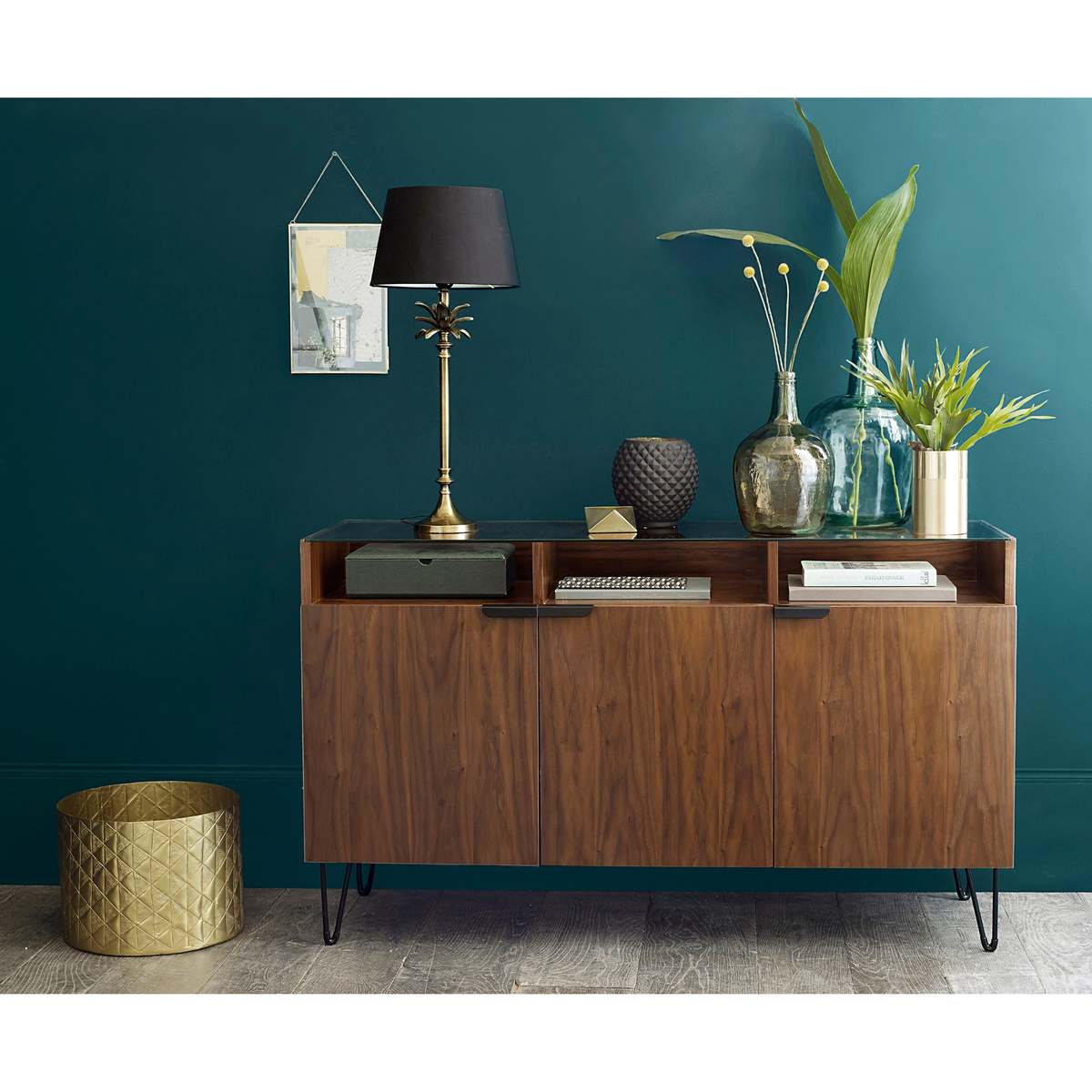 Watford 3-Door vintage Walnut Sideboard – image 5