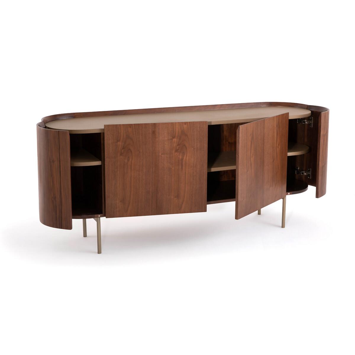 Aslen Walnut and Leather Sideboard – image 3