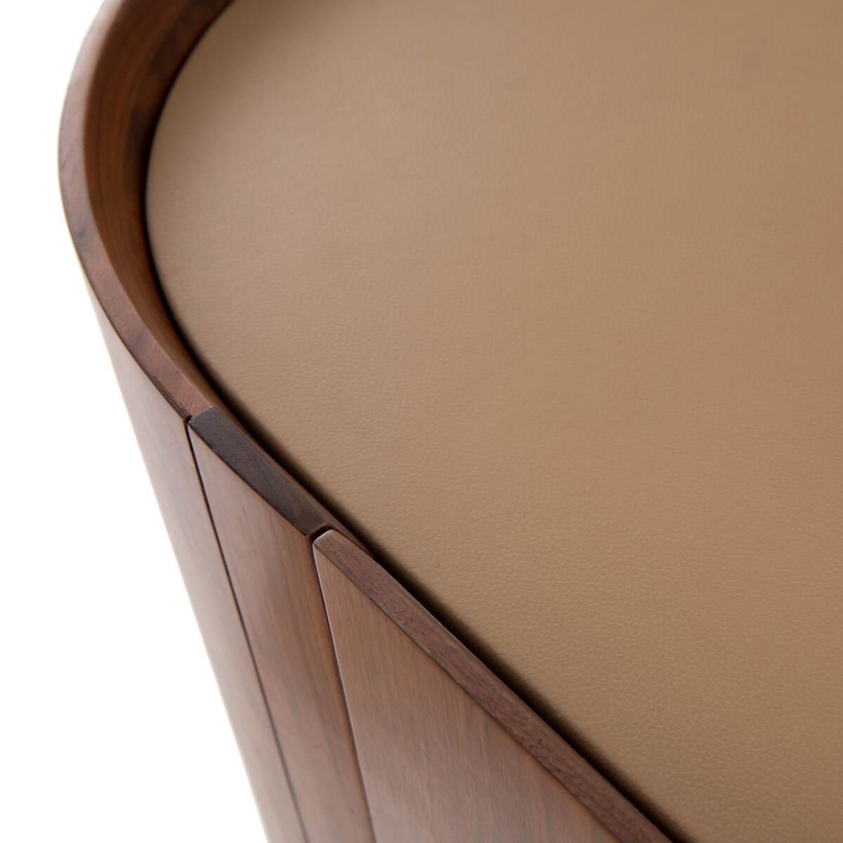 Aslen Walnut and Leather Sideboard – image 4