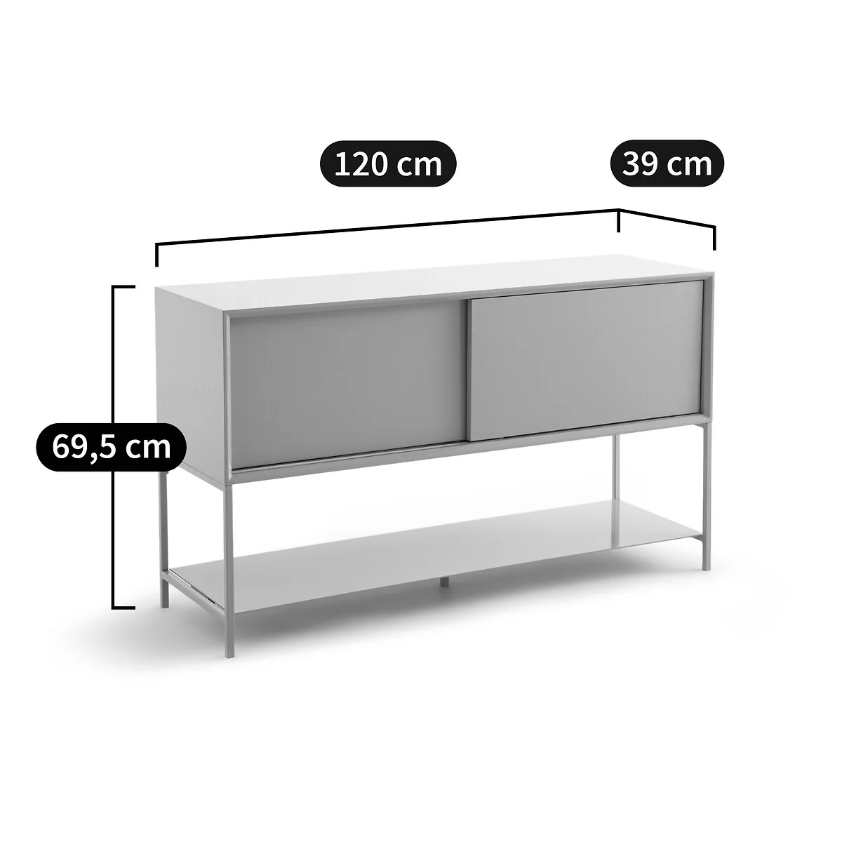 Mambo Lacquered Finish Sideboard – image 6