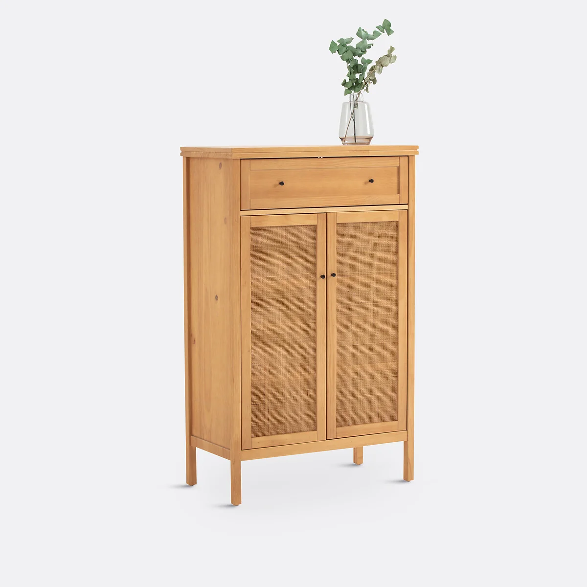 Gabin Solid Pine & Cane Sideboard – image 3
