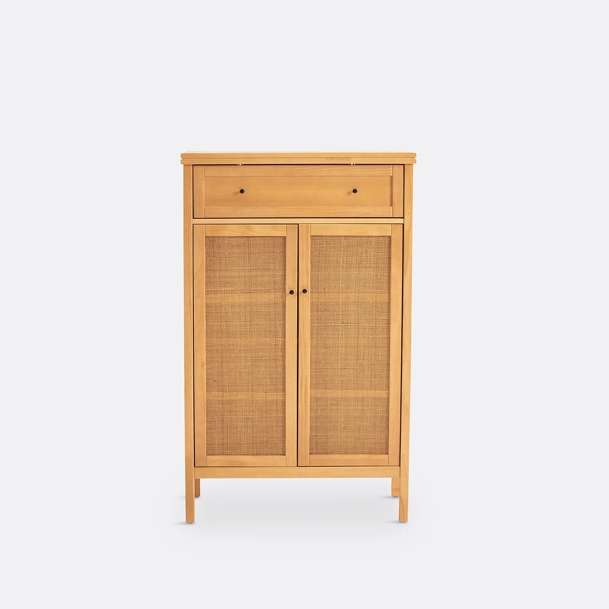 Gabin Solid Pine & Cane Sideboard – image 4