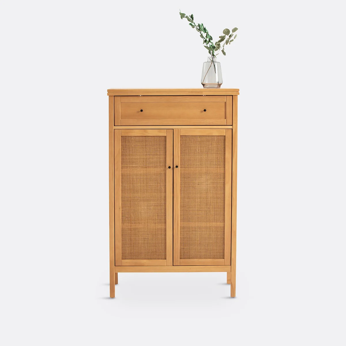 Gabin Solid Pine & Cane Sideboard – image 5