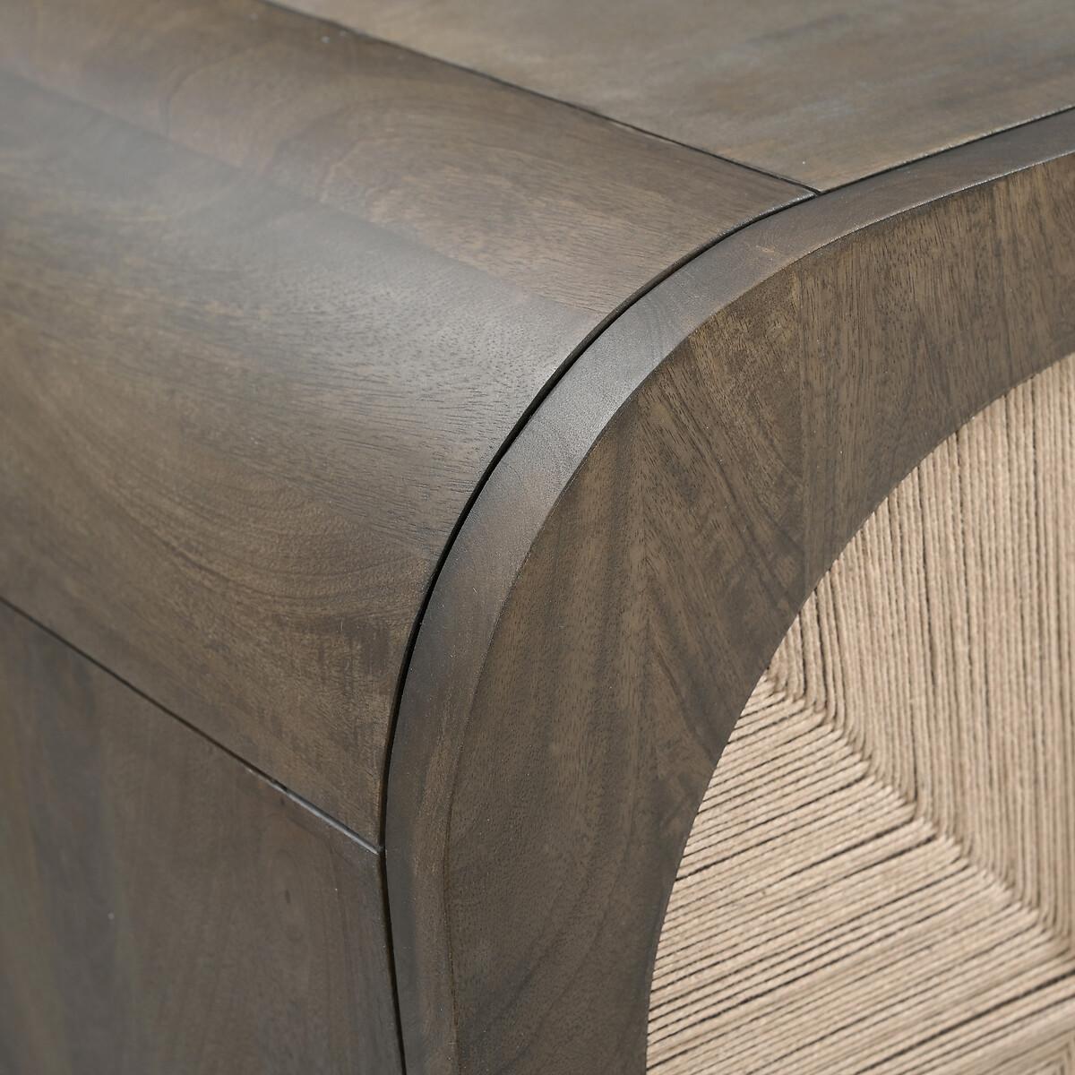 Tropika Jute & Mango Wood 3 Door Sideboard – image 6