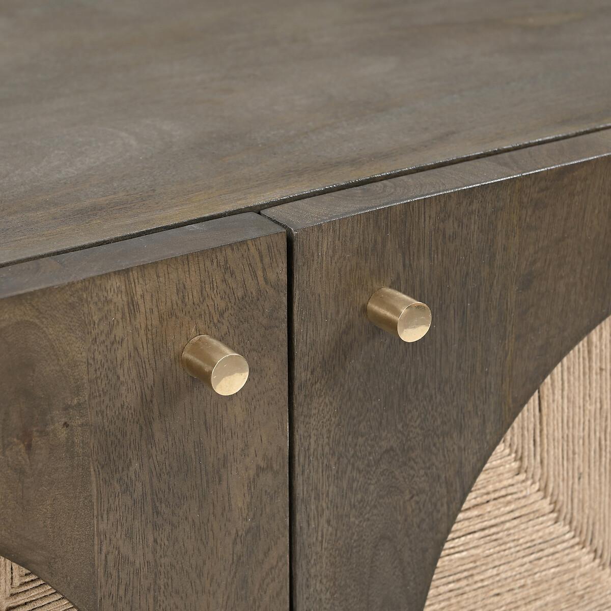 Tropika Jute & Mango Wood 3 Door Sideboard – image 7