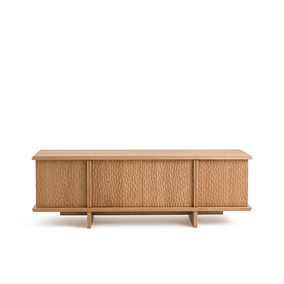 Gouge Oak 4-Door Sideboard – image 2