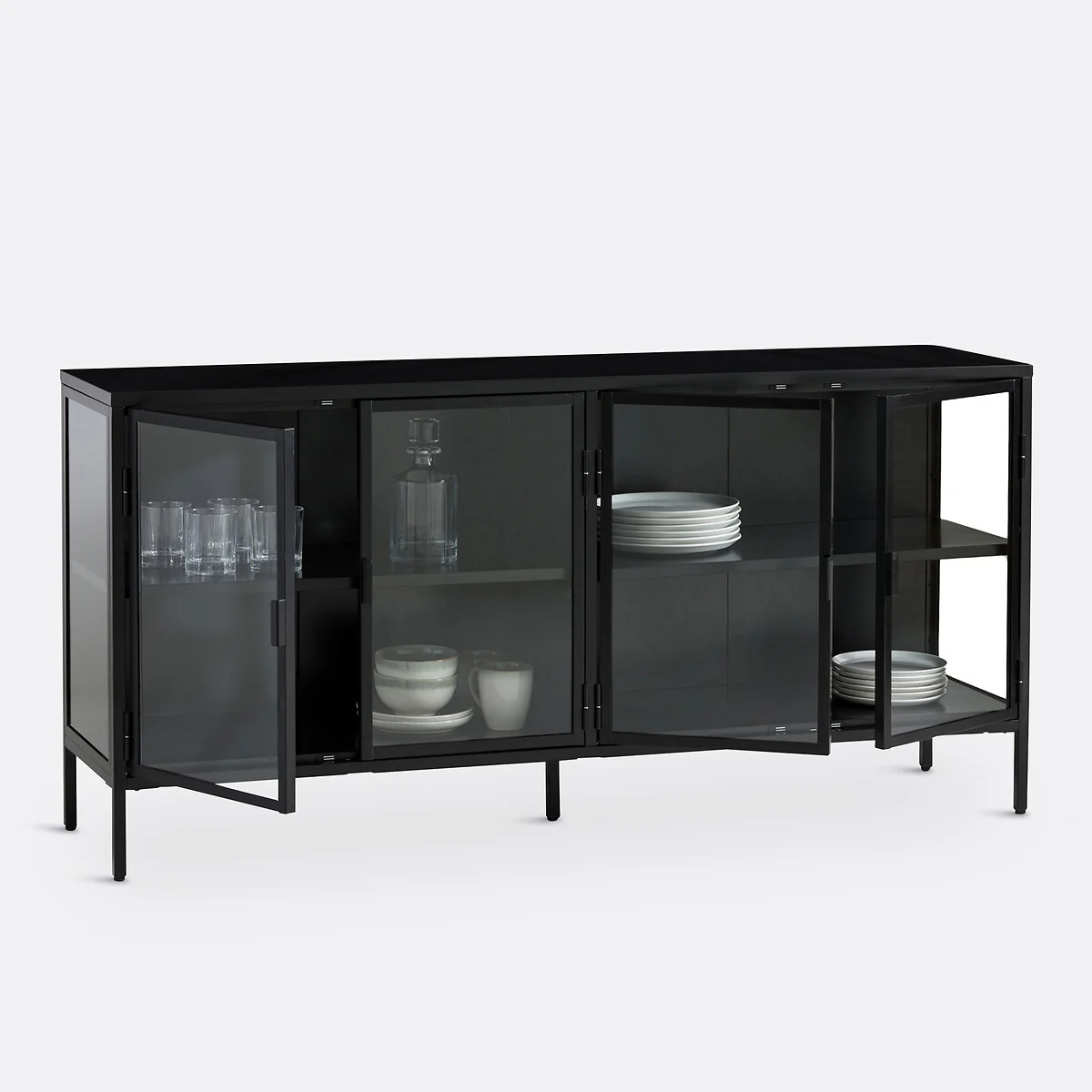 Harlem 4-Door Metal Sideboard – image 3