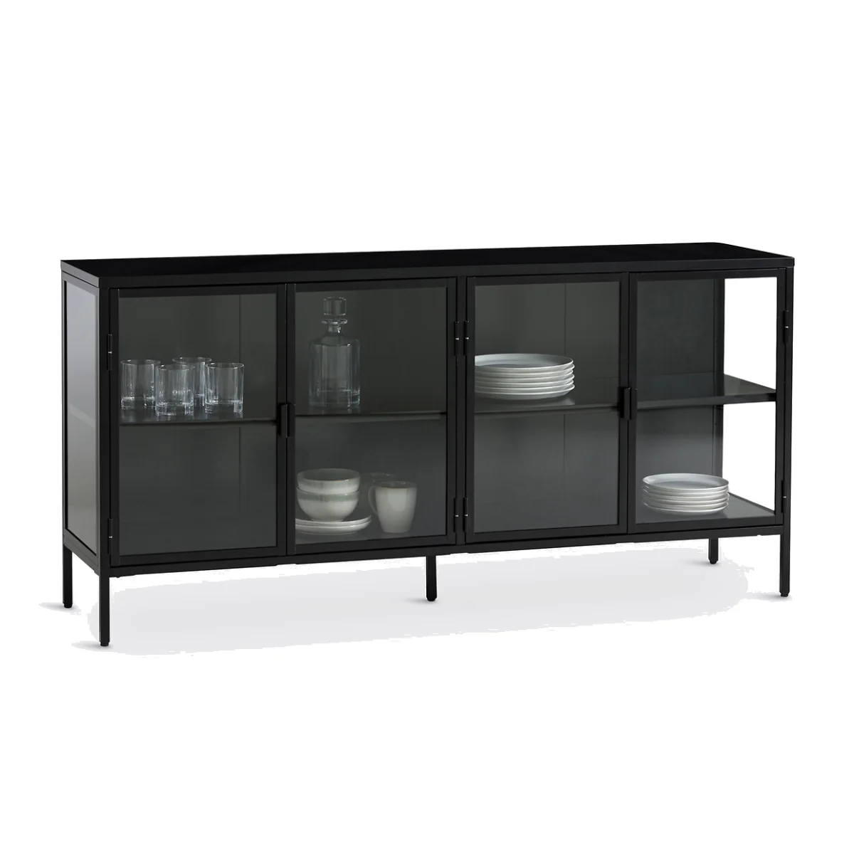 Harlem 4-Door Metal Sideboard – image 1