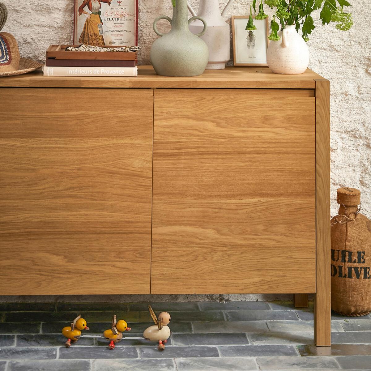 Adelita Oak 3-Door Sideboard – image 9