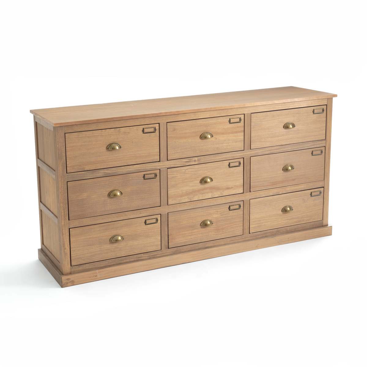 Lunja Pine Dressmaker-Style Sideboard with 9 Drawers – image 2