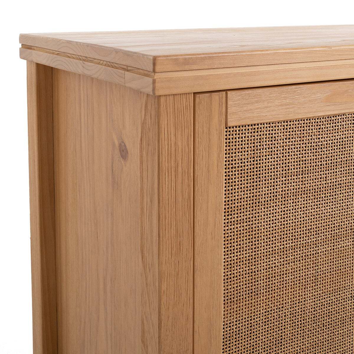 Gabin Pine & Rattan Sideboard – image 4