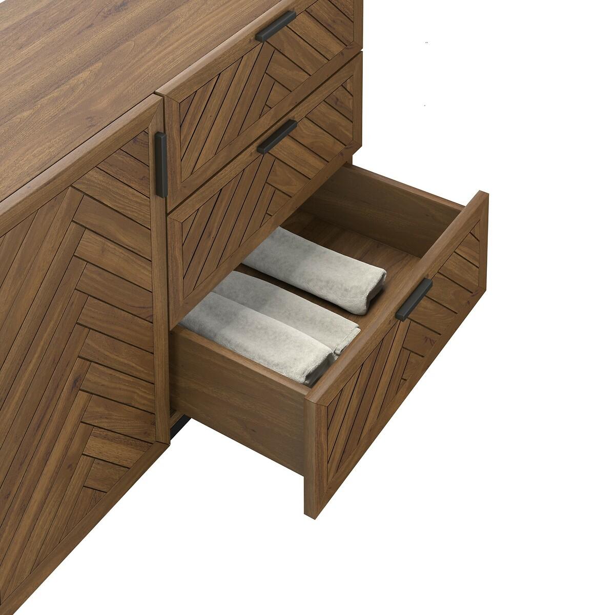 Nottingham Parquet Pine 3-Cupboard, 3-Drawer Sideboard – image 5