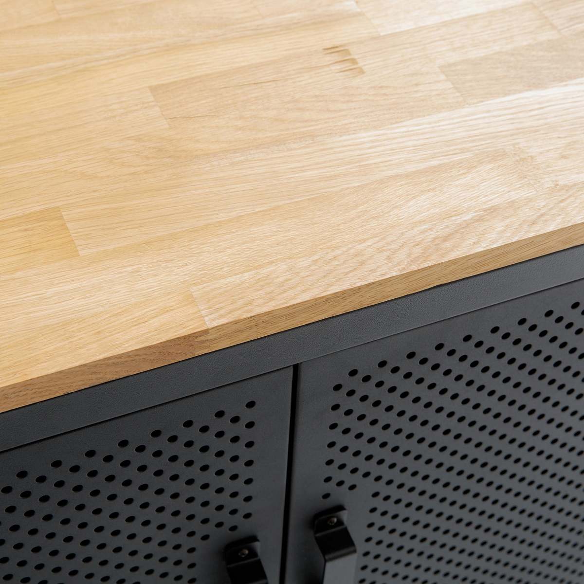 AGAMA Oak and Steel 3 Door Sideboard – image 4