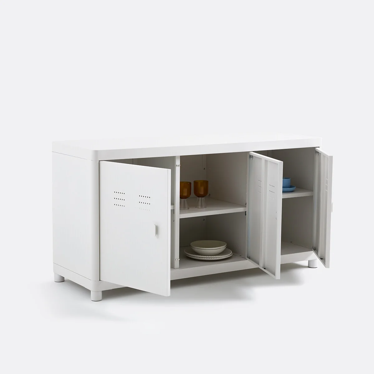 Livona 3 Door Steel Sideboard – image 6