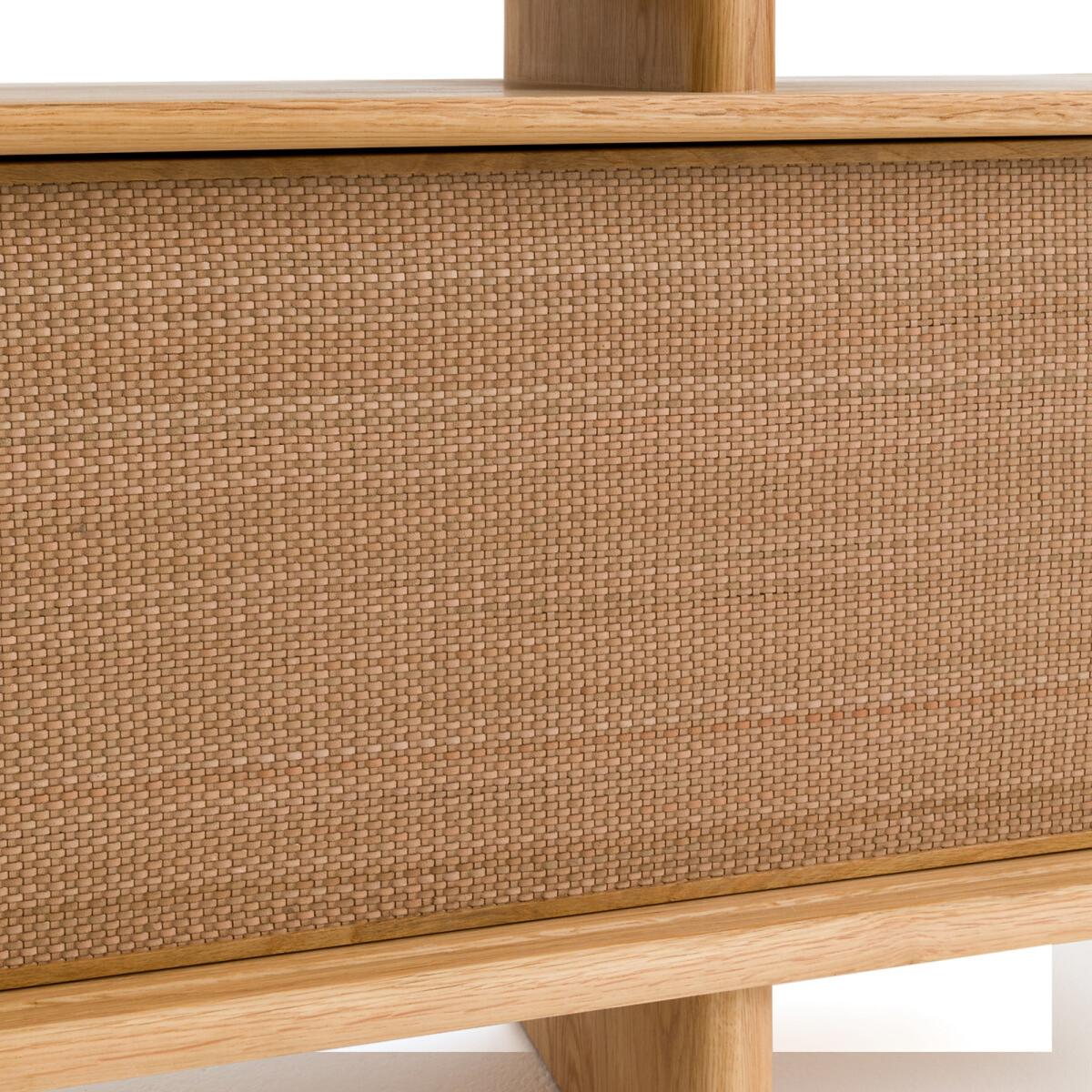 Propono Oak & Leather Console Sideboard – image 5
