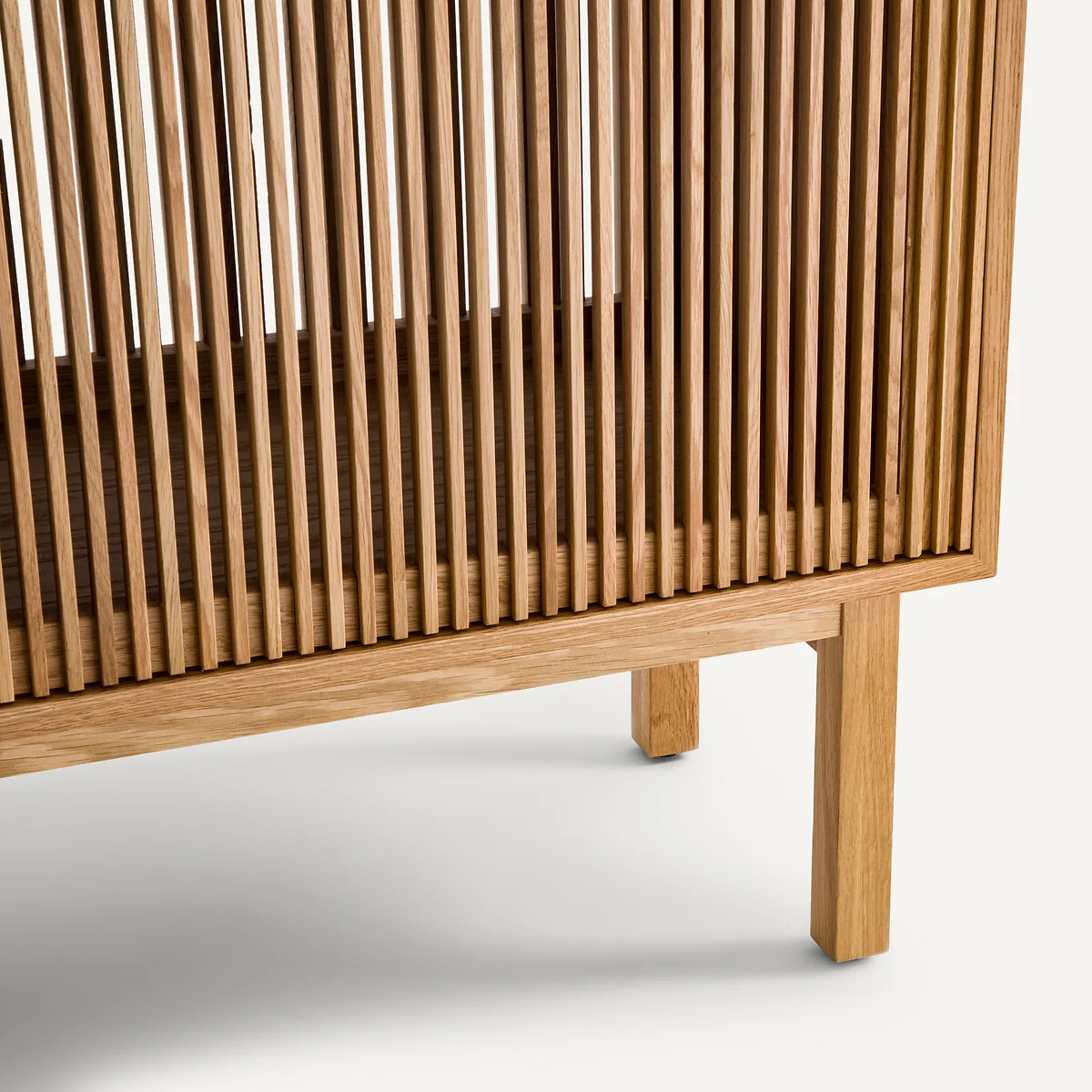 Tinos Openwork Oak High Sideboard – image 7