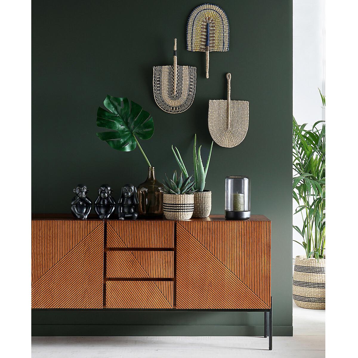 Les Signatures - Lodge Vintage-Style 2-Door, 2-Drawer Oak Veneer Sideboard – image 7