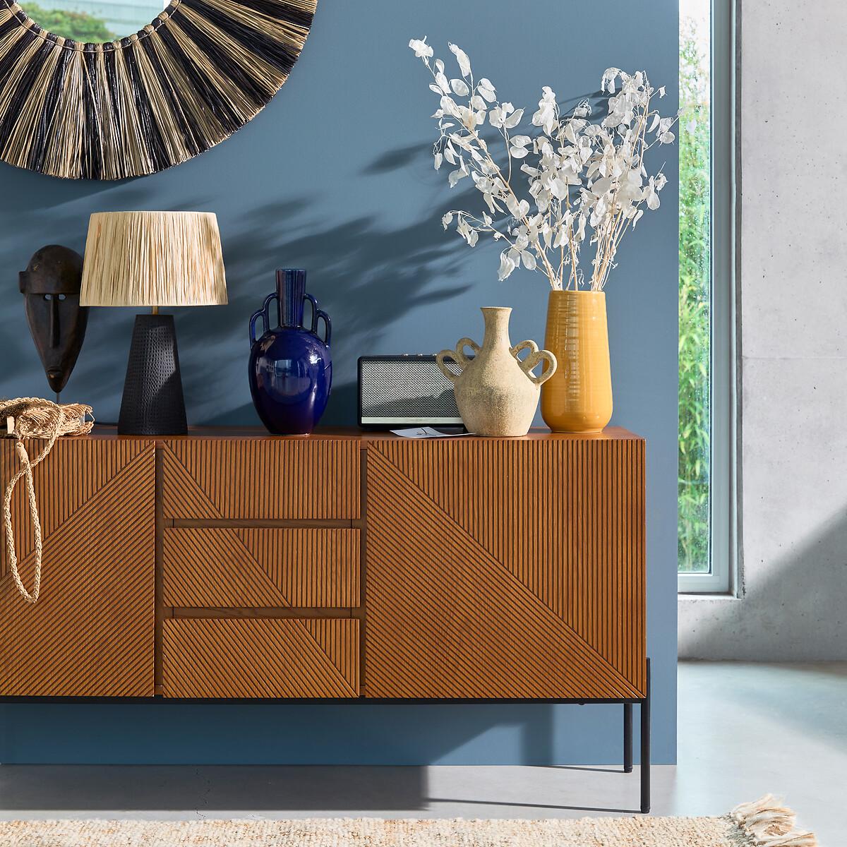 Les Signatures - Lodge Vintage-Style 2-Door, 2-Drawer Oak Veneer Sideboard – image 8