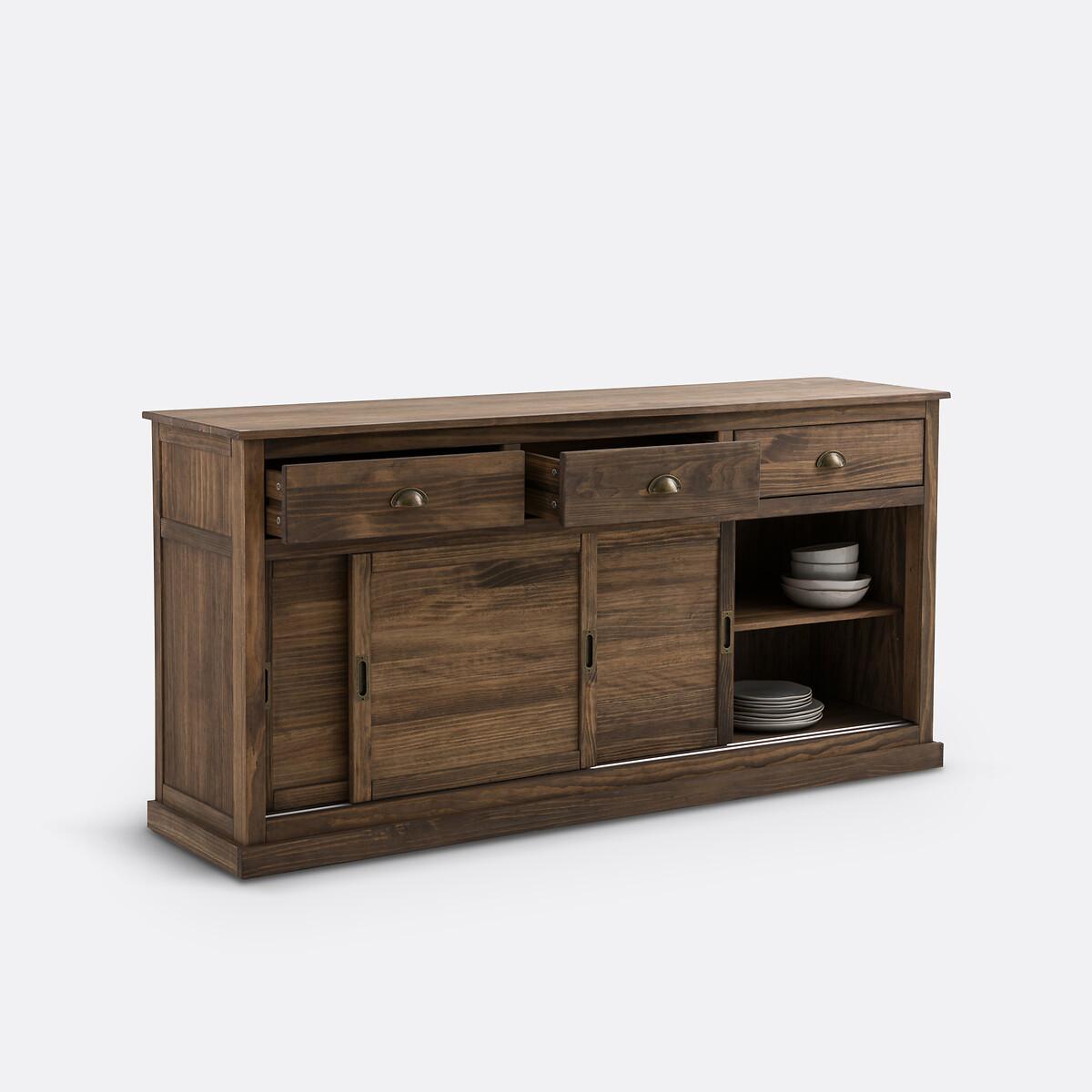 Lunja Solid Pine Triple Sideboard – image 4